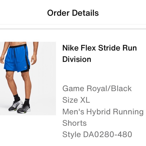 Nike Run Division XL Hybrid Line Running Shorts - Picture 5 of 8
